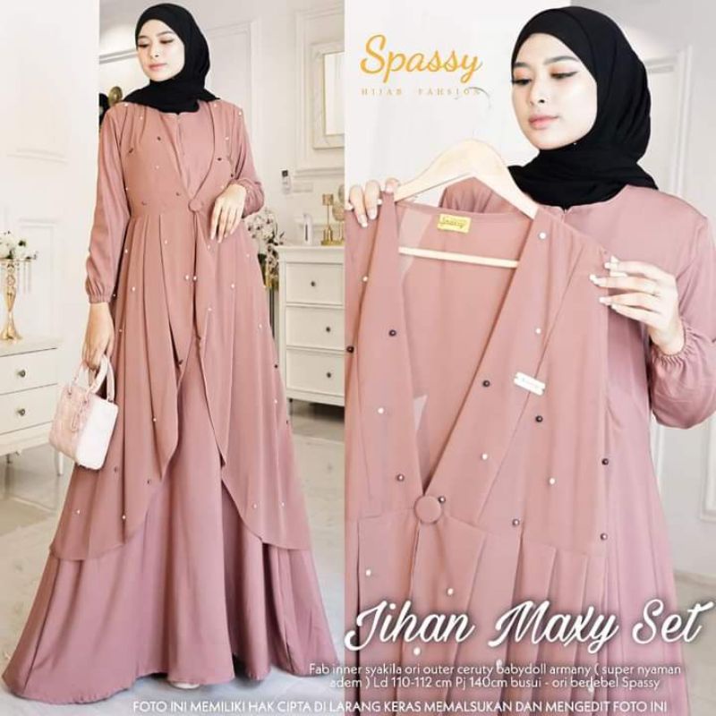 Gamis Set 2 in 1 Jihan