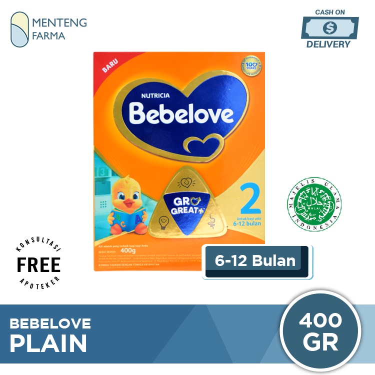 Bebelove 2 (6 - 12 Bulan) Formula Bayi Bubuk 400 Gram