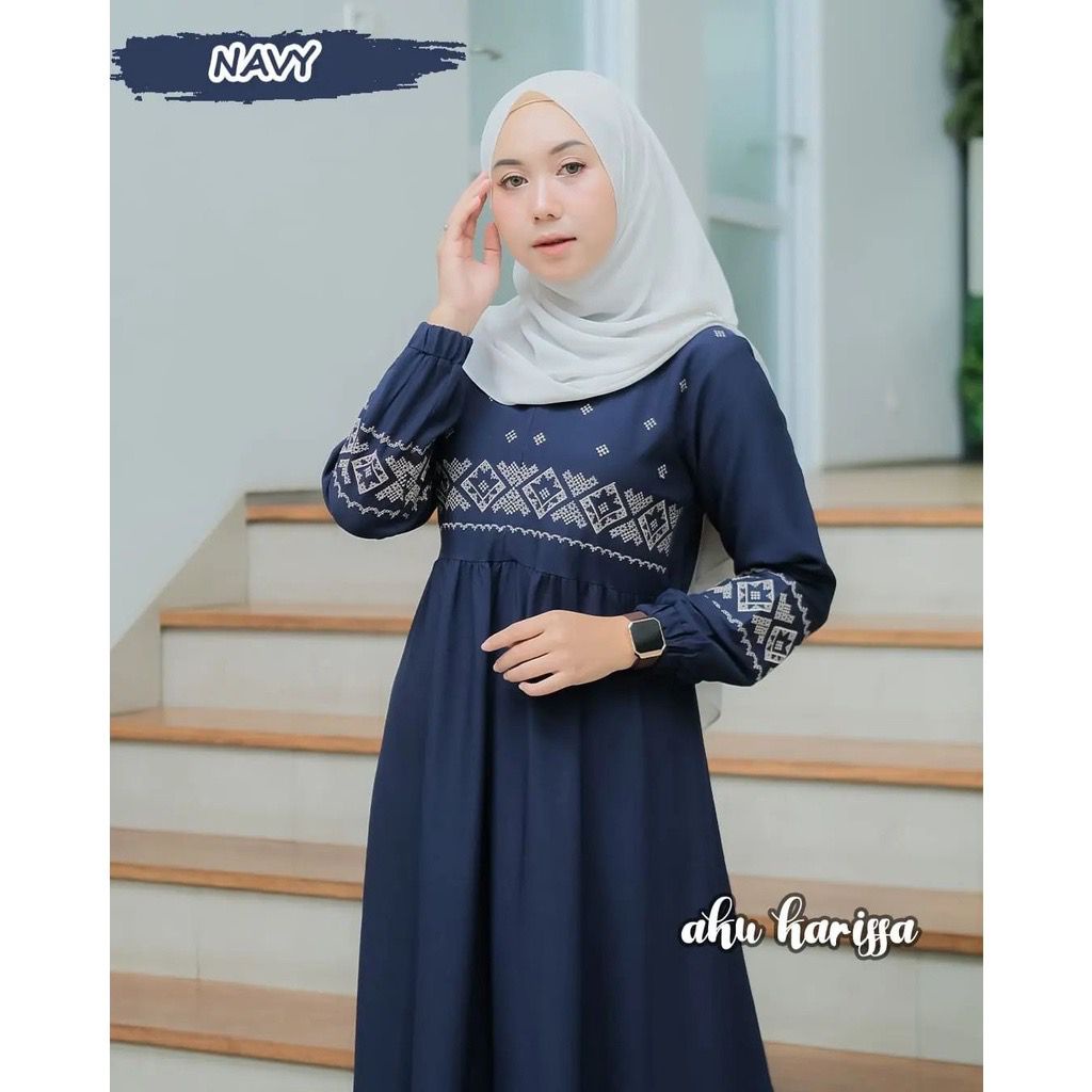 (DBY) GAMIS OLLA BORDIR TALI DAILY BUSUI WANITA DRESS WOLFIS