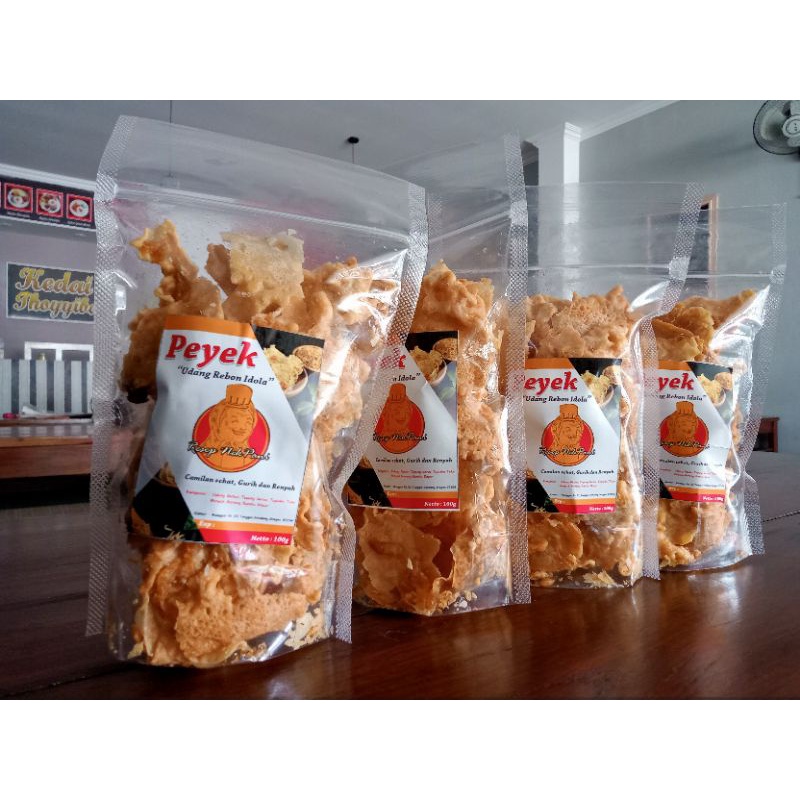 

PEYEK REBON NEKPANI 100 GRAM (MINIMAL 3 BUNGKUS)