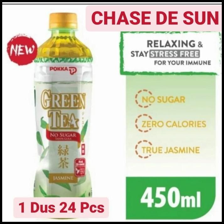 

Pokka Green Tea Jasmine No Sugar 450Ml 1 Dus 24 Pcs