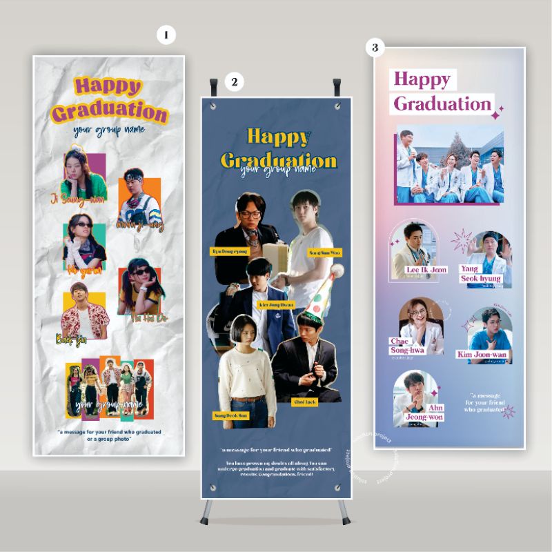 Banner wisuda/ x banner wisuda / x banner