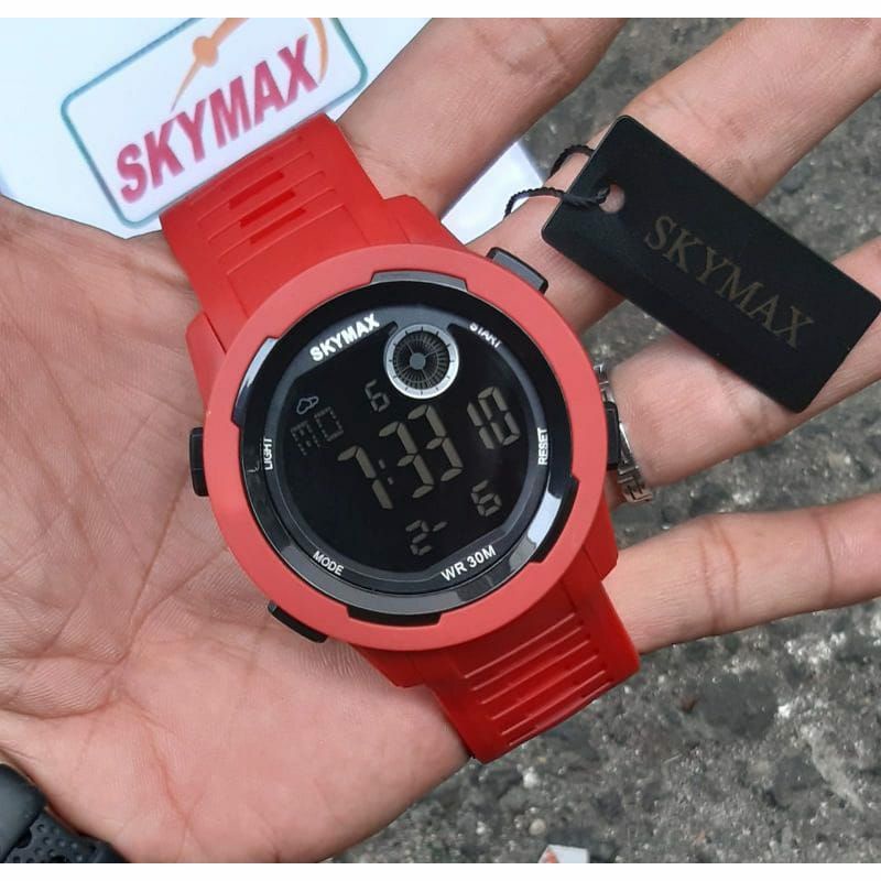 Jam Tangan Skymax Original Waterproof Berenang Digital Pria Wanita