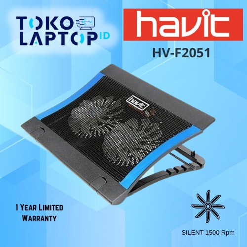 HAVIT HVF2051 / HV-F2051 Cooling Pad Laptop 2Fan