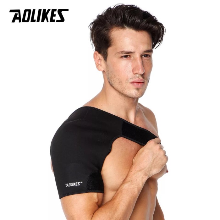 1693 AOLIKES SHOULDER SUPPORT SLEEVE DEKER PELINDUNG PENYANGGA BAHU - kiri