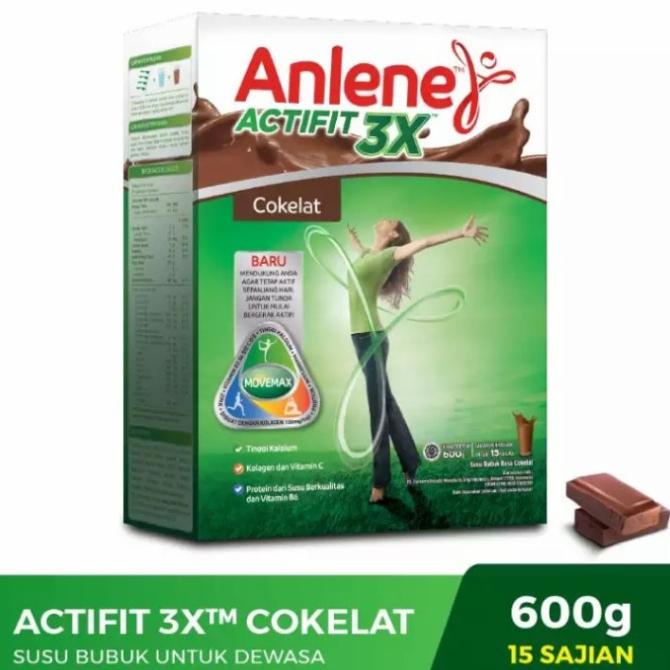 

[ COD ] Anlene Activit Coklat Susu Kalsium Box ( 600 g )