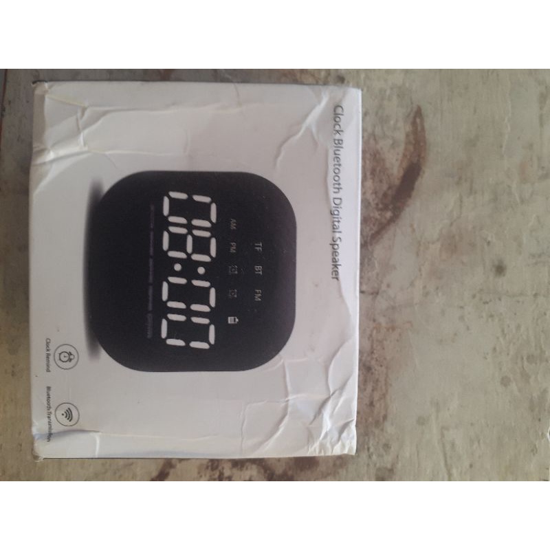 bluetooth with digital clock and alarm