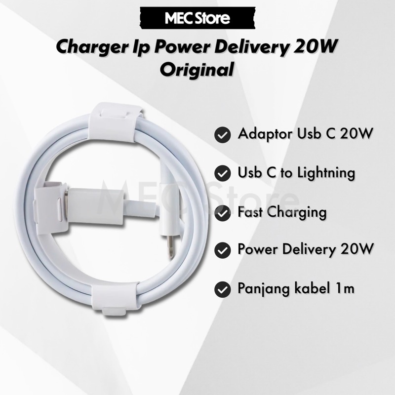 Charger Usb C to Lightning Fast Charging 20W 8 8+ X Xs Xs Max Xr 11 11 Pro 11 Pro Max 12 12 Pro Max