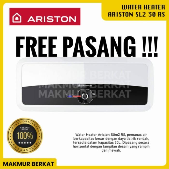 Water Heater Water Heater 30 Liter Ariston Sl2 30 Rs Slim 350 Watt