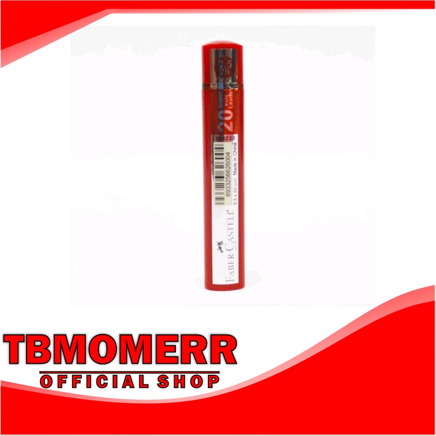 

GRIP SUPERFINE LEAD 0.5MM 2B TUBE RED FABER-CASTEL/REFILL PENSIL
