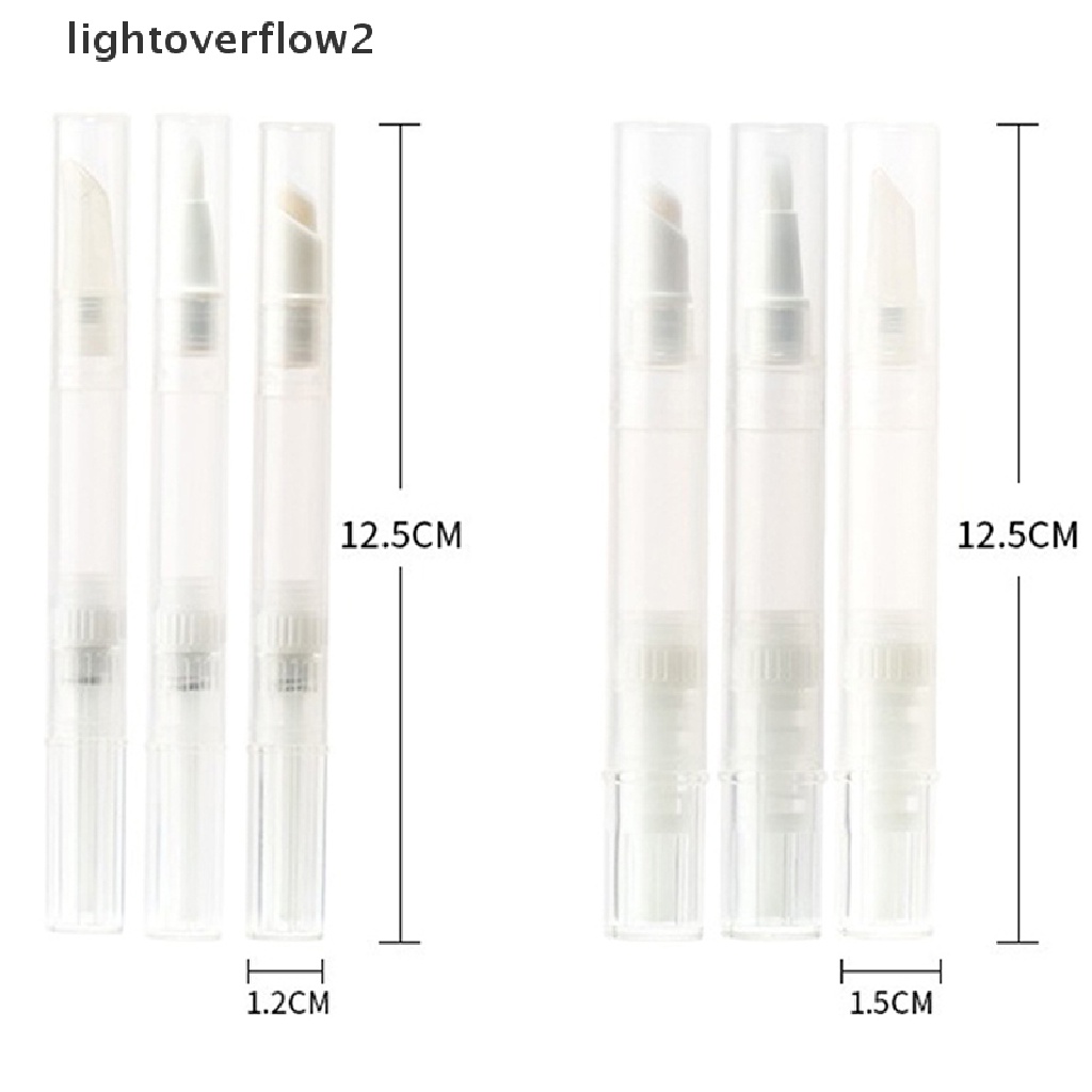 (lightoverflow2) Botol Dispenser Pen Kosong 3 / 5ml Untuk Foundation Cair