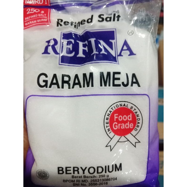 

garam refina 250gr