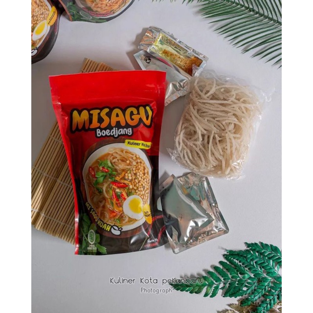 

Mie Sagu Instan,Misagu Boedjang, Mie Sagu Selatpanjang Mie Sagu kuah Mie Sagu Riau 145 Gram