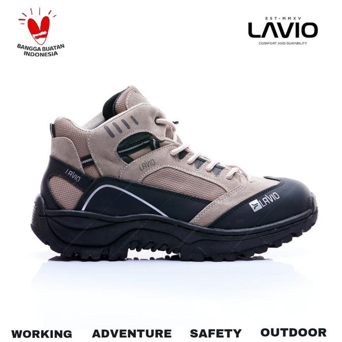 Sepatu Safety Boot Shoes Ujung Besi Lavio Galen Premium Original