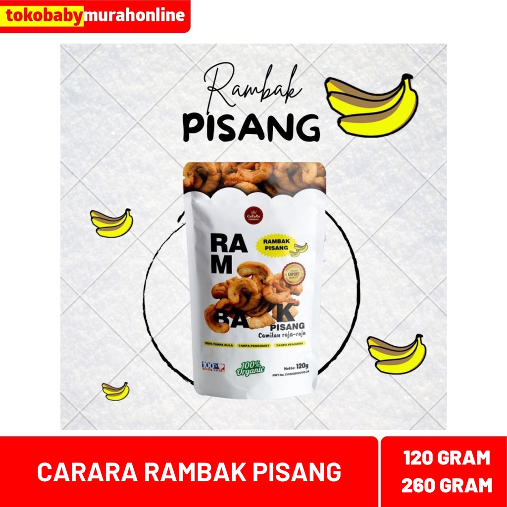 CARARA RAMBAK PISANG / KERIPIK PISANG