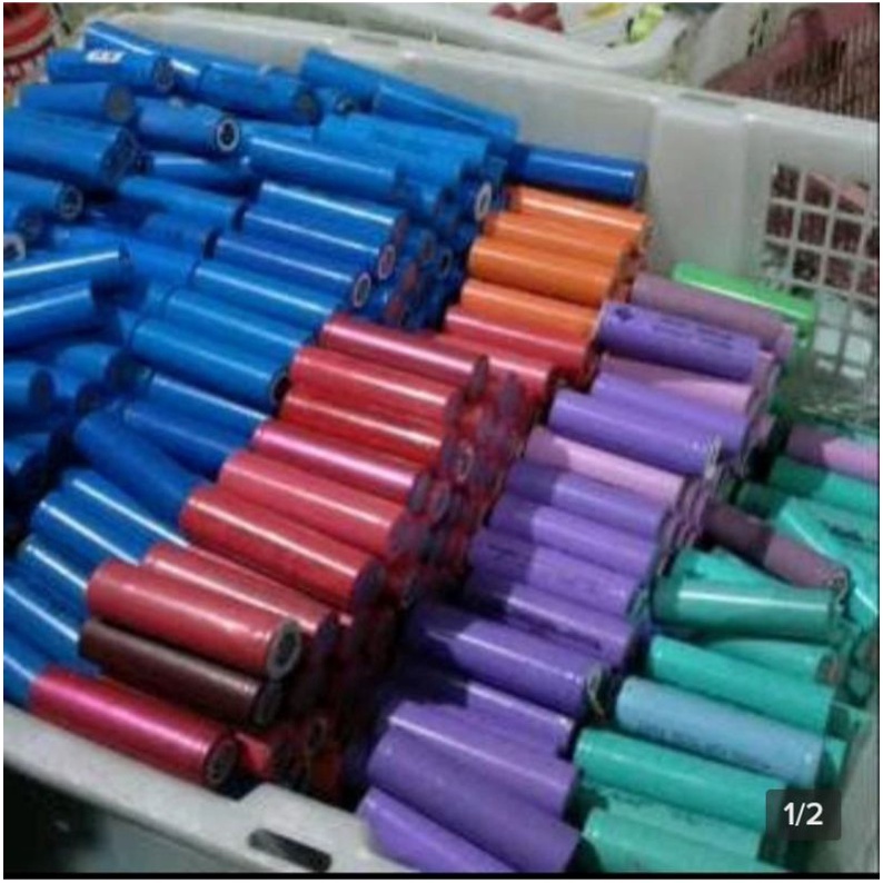 Batre Baterai Battery 18650 Original Bekas Laptop 1500 mAh - 2500 mAh Rechargeable