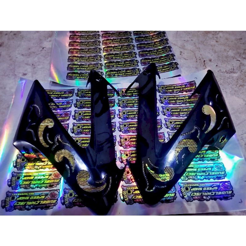 cover sayap tangki Yamaha Vixion lama old model custom coak ukir carbon