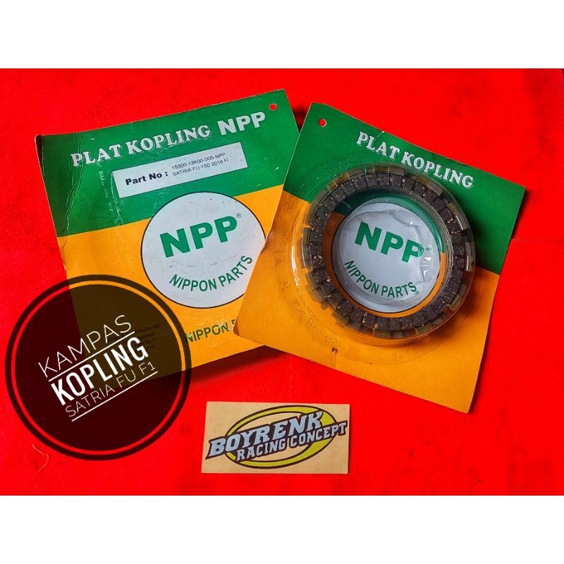 Plat Kampas Kopling SATRIA FU F1 2016 KODE 12K00 NPP-BOYRENK RACING