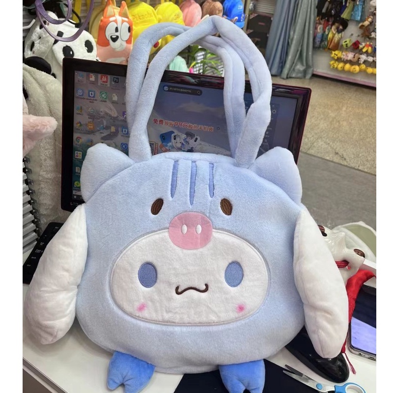 Tas Tenteng Tote Bag Melody Cinamonroll Kirby Doraemon Kuromi Size Xl/Tas Sandang Wanita Handbag