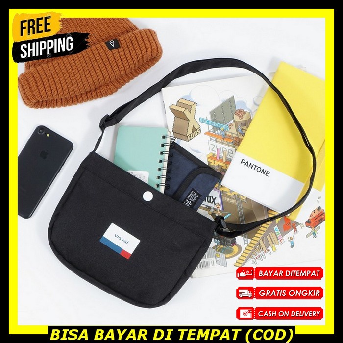 Tas Selempang Pria Terbaru 2022 Selempang Cowok Import Keren Slingbag Eger Ori Slempang Canvas Kanva
