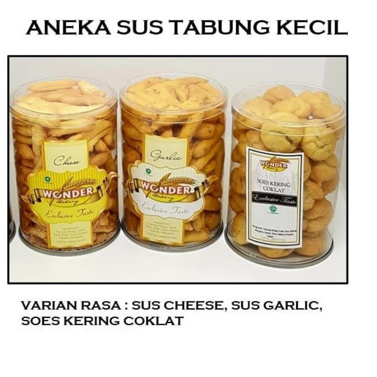 

Model baru Kue Sus Kering Tabung Kecil (Soes Garlic / Cheese / Cokelat) - Sus Wonder Bakery Salatiga WPJ