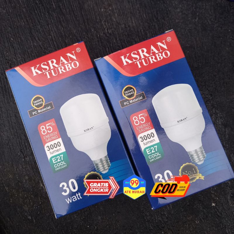 1th Garansi - LAMPU KSRAN TURBO 30Watt - lampu hemat energy/bohlam/lampu led/lamp/pijar