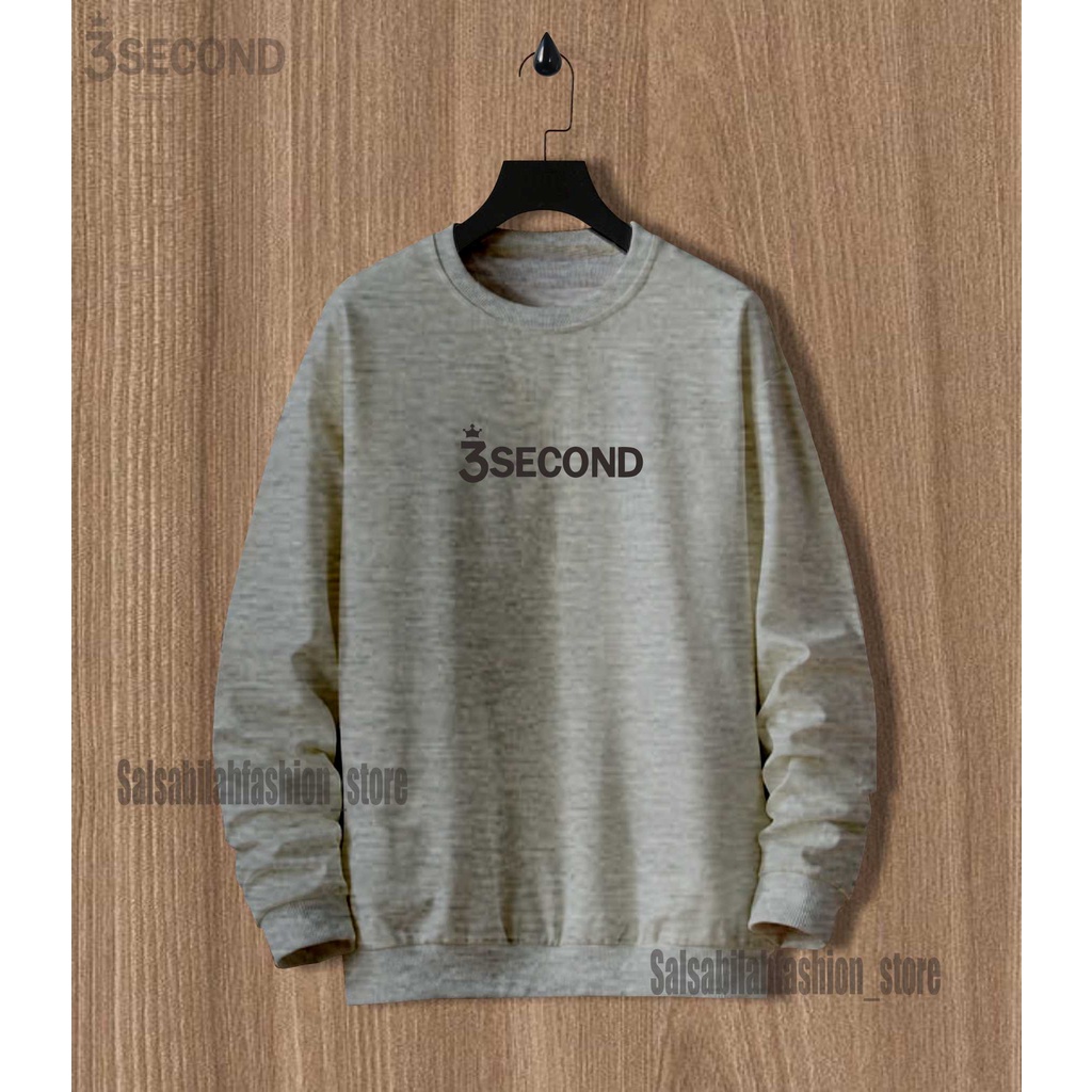 Sweaterpria Murah Distro Keren Jaket sweater Crwnex 3SECOND ORIGINAL Sweater&amp;Kardigan Polos ME2GX7 &quot;CRWNEX