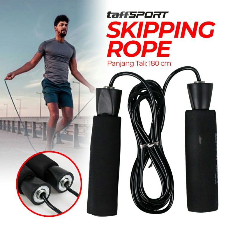 Lompat Tali Skipping Speed Jump Rope Sports Weight Exercise Gym jr05