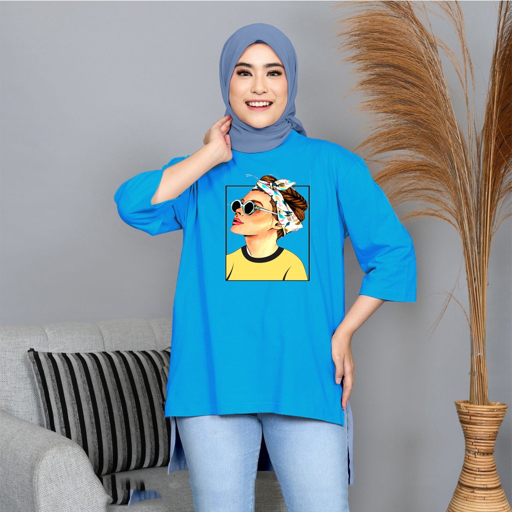 FC - TUNIK BASIC OVERSIZE WANITA HIJAB'S VARIASI 0140 DTF