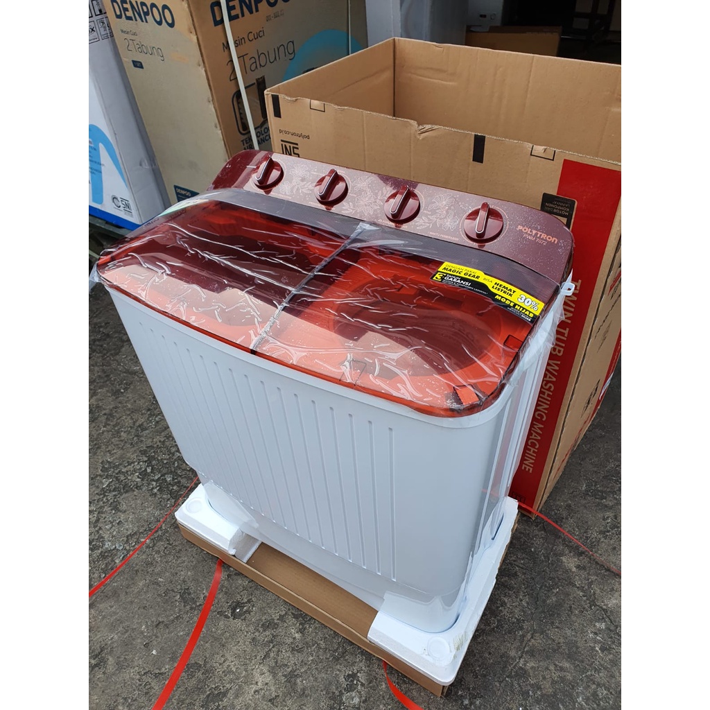 POLYTRON MESIN CUCI LOW WATT 7 KG PWM 7072 / PWM7072