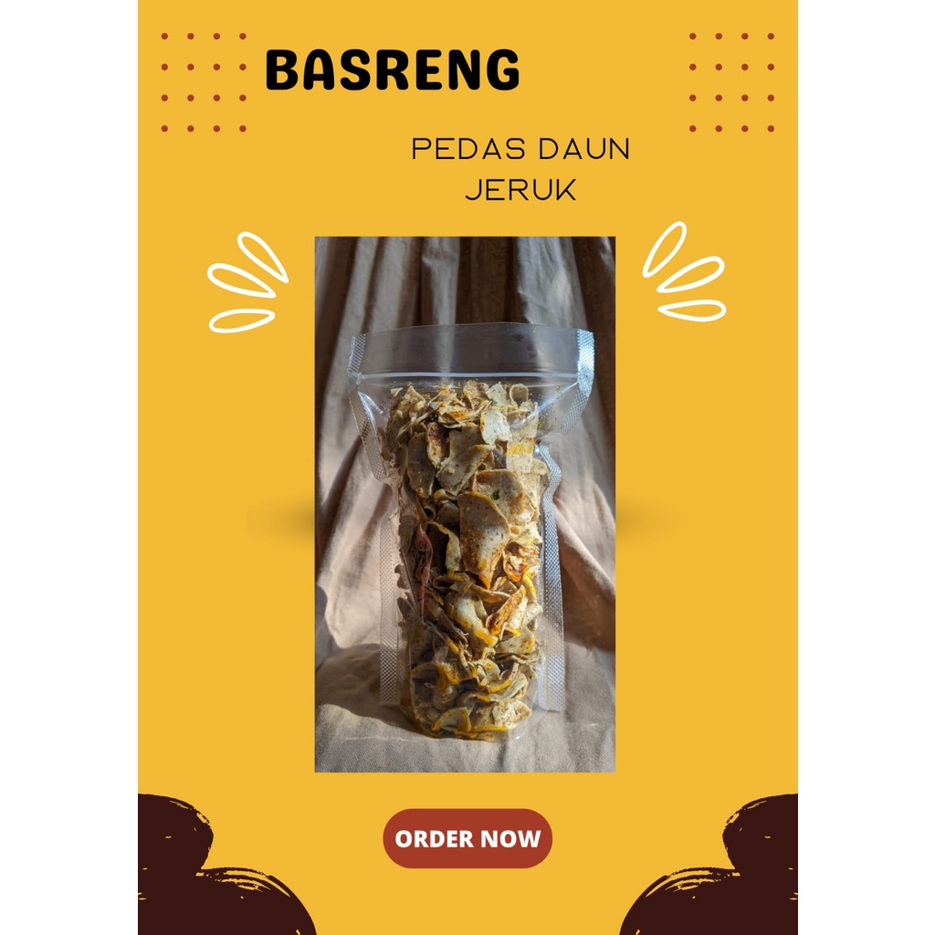 

Basreng Pedas Daun Jeruk 100gram | Bakso Goreng Pedas