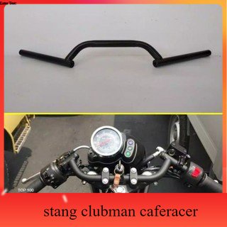 Stang Custom Clubman Caferacer warna hitam