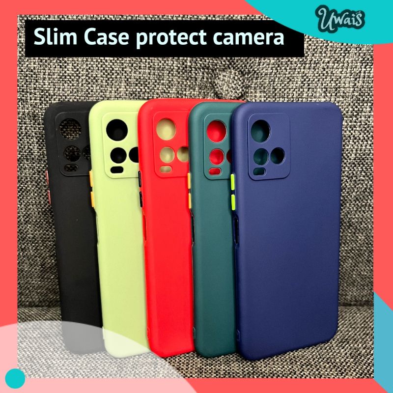 Slim Case doff silicon softcase tebal protect kamera oppo A39 A57 Reno 4F 5 5F 6 realme 6