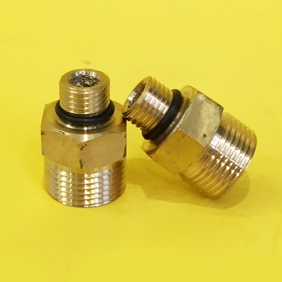 Nozzle nepel sambungan stik gun steam ke tabung snow soap Lakoni