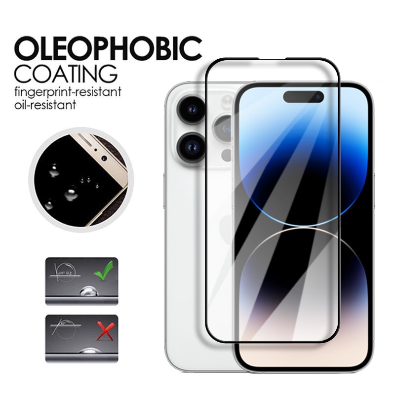 Pelindung Layar Tempered Glass 2.5D Untuk iPhone 14 Pro 14 Pro Max 14 Pro Max