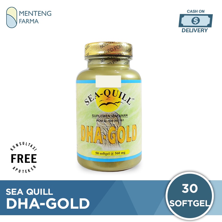 Sea Quill DHA Gold - Suplemen Kesehatan Otak, Daya Ingat, Kecerdasan