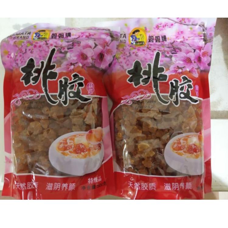 

Import Terlaris Peach Gum Collagen Mamata 500 Gr Bersih / Tao Jiao Bersih Kemasan 500 Gr murah