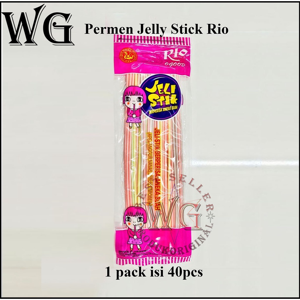 

Permen Rasa Buah Permen Jelly Stick Rio Aneka Rasa Buah 200gram