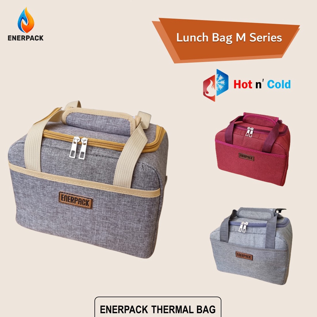 ENERPACK Lunch Bag Tas Bekal Makanan / Tas Bekal Kantor Seri EP-M