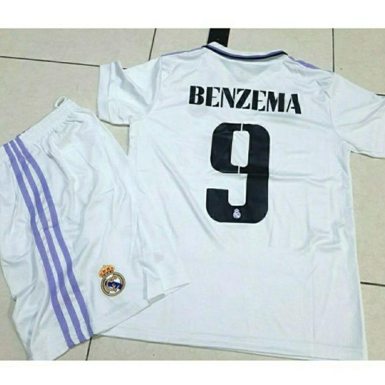 JERSEY BAJU BOLA ANAK REAL MADRID HOME KIDS 2022/2023 GRADE ORI TERLARISS...,,,,,