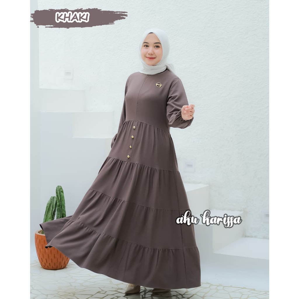 Gamis triona aku karissa dan Serly puspita ori terbaru new model muslim wear