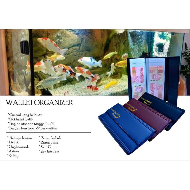 Dompet Wallet Organizer || dompet disiplin