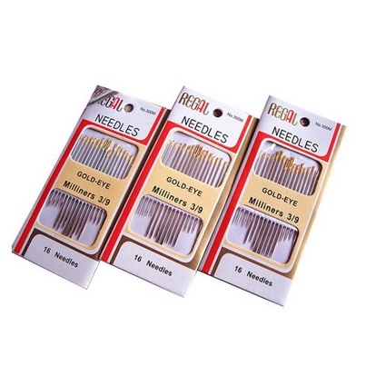 Jarum Jahit Tangan Regal 16pcs Serbaguna Praktis Warna Emas Berbagai Ukuran Besar Kecil Dom Benang Peniti Kancing Meteran Gunting Sewing Kit Tailor Kain Menjahit Sulam Pakaian Baju Aksesoris Accessories Komponen Perlengkapan Menyulam DIY Grosir Prakarya