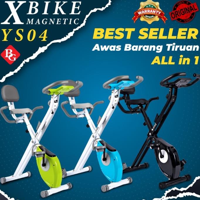 BG SPORT SEPEDA STATIS MAGNETIC X BIKE ALAT OLAHRAGA FITNESS YS-04 SD6D45F6FC