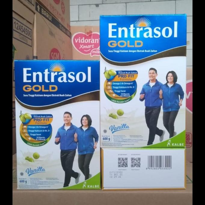 

[ COD ] susu entrasol gold 600 gr vanilla