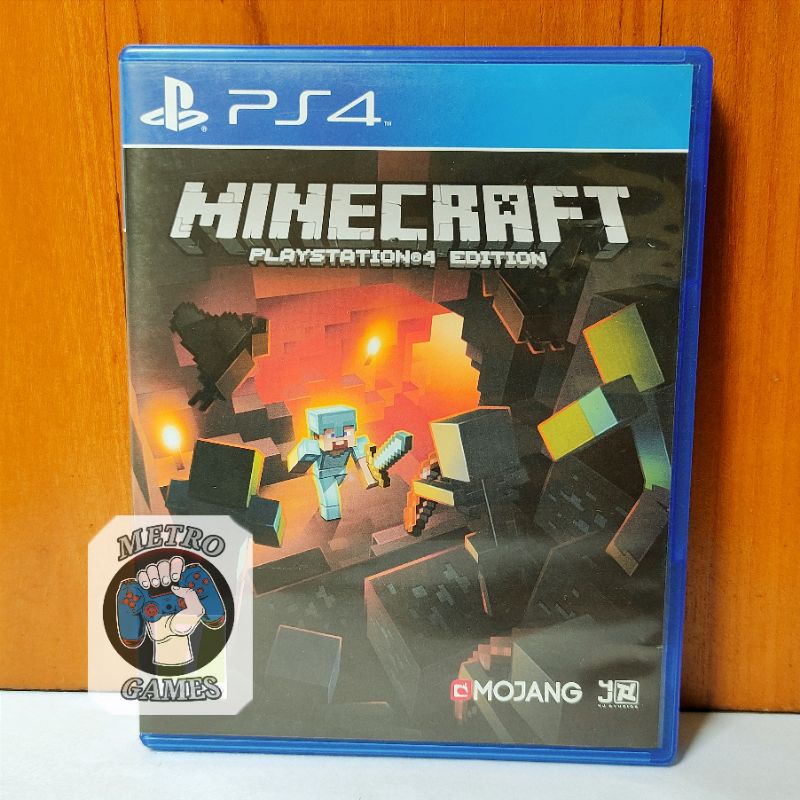 Minecraft PS4 Mine Craft Kaset Playstation 4 PS 4 5 Mincraft Minecraf CD BD Game Games Playstation 4 Edition Minecraft. craf min mine mainan gim anak