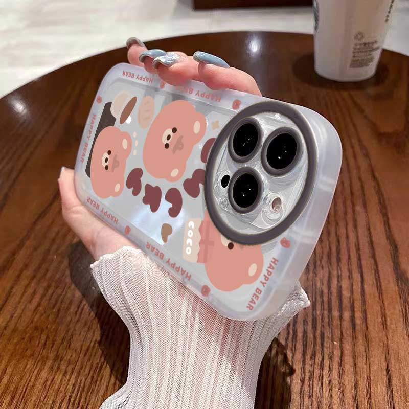 Casing Silikon Redmi Note 11S 11 Pro 10c 10A 9C 9T 9A 10 5G 10S 9S 8 8 Pro 7 Poco M3 X3 Pro NFC Motif Beruang