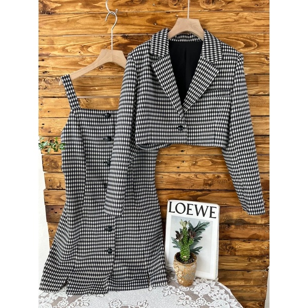 SETELAN BLAZER DRESS IMPORT // SETELAN BLAZER IMPORT KOREA // ONESET IMPORT KOREA