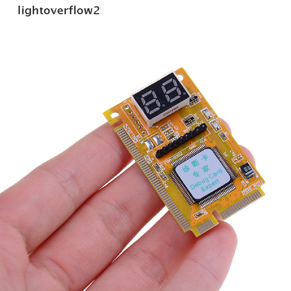 (lightoverflow2) 3in1 Kartu tester Analisa Diagnostik PC / laptop mini PC PC PC PC (ID)