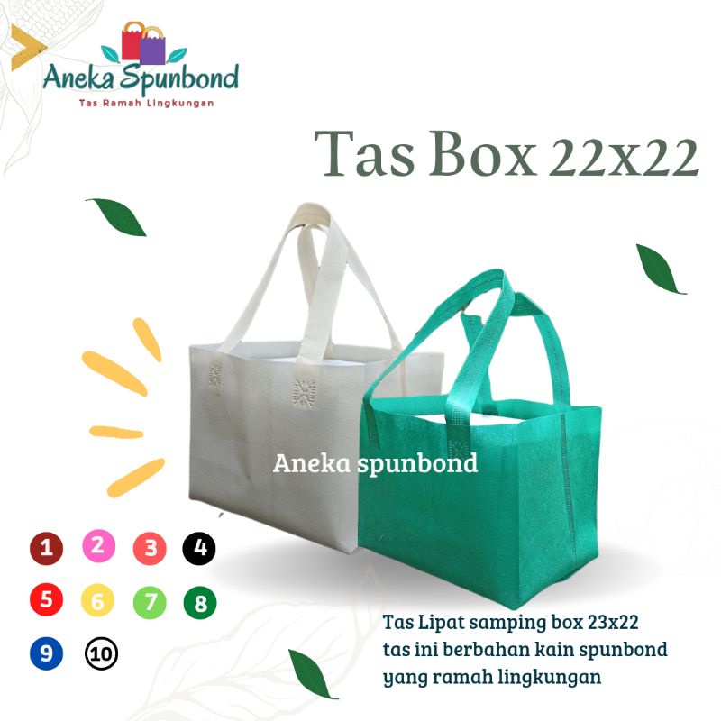 

Tas Goodie Bag Spunbond Hajatan Dus 22x22 Semi Box